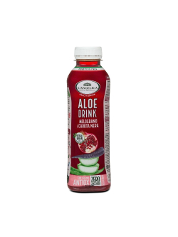 Aloe Drink with Black Carrot and Pomegranate