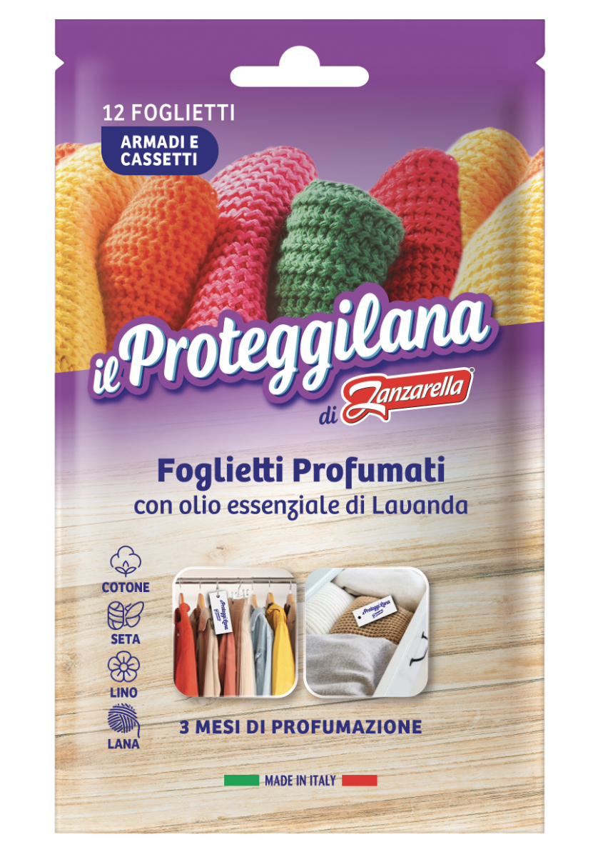 Foglietti profumati - Proteggilana di Zanzarella 