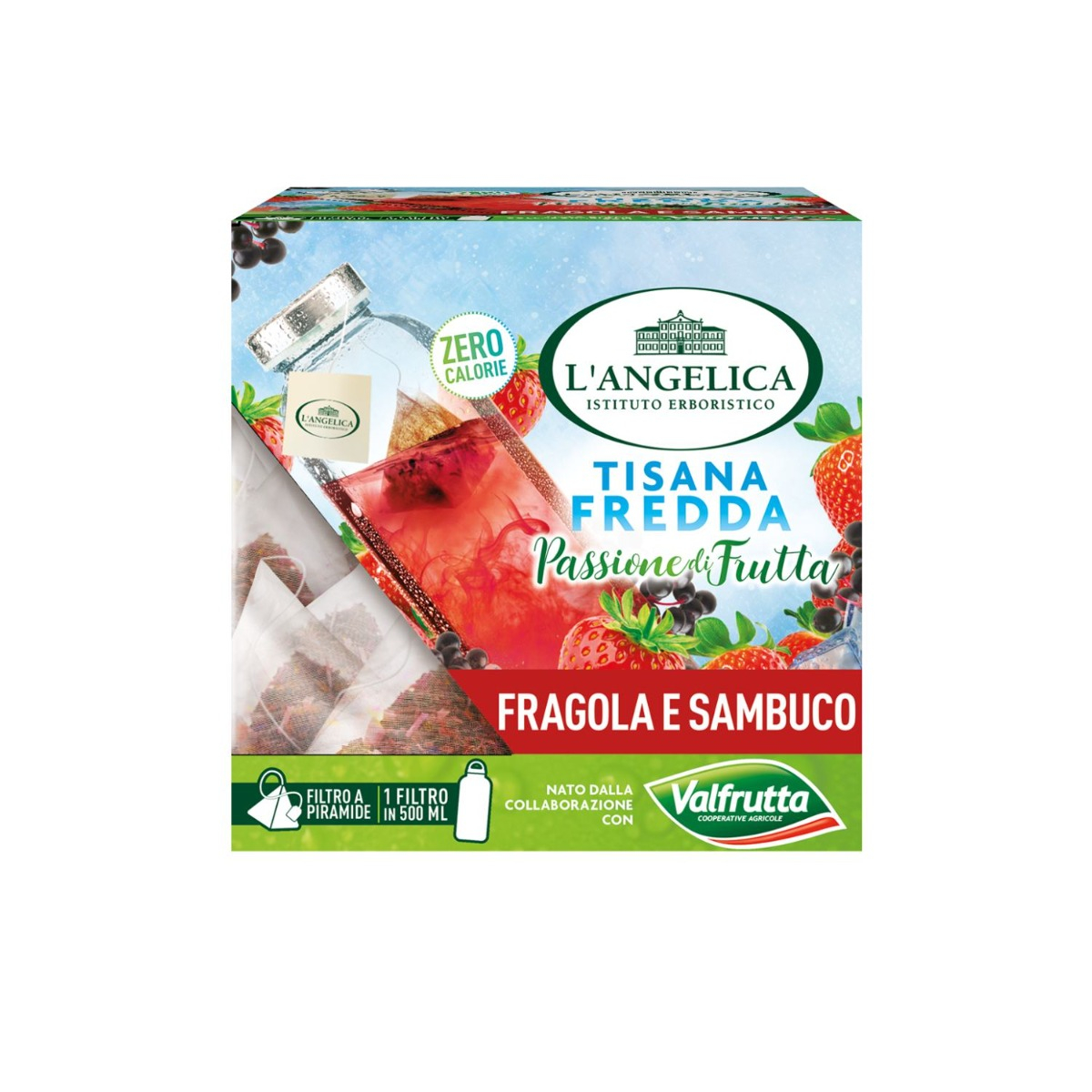 Tisana a Freddo Fragola e Sambuco