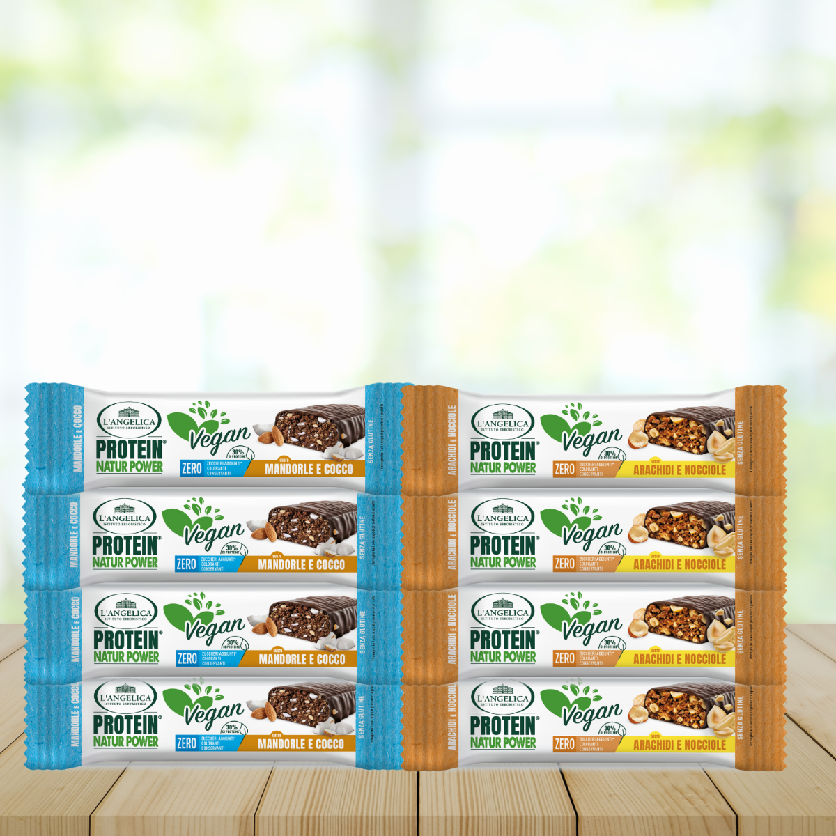 Multipack 8 pezzi  Barrette vegane proteiche -15%